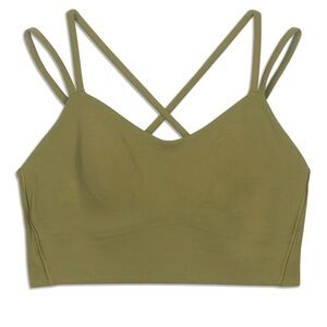 Lululemon Athletica Khaki Strappy Bralette